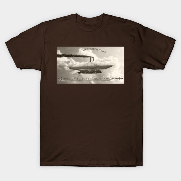 FULL STEAM 001 T-Shirt by RonStrickler